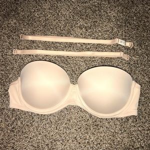 NWOT PINK Strapless/Multi-way Bra